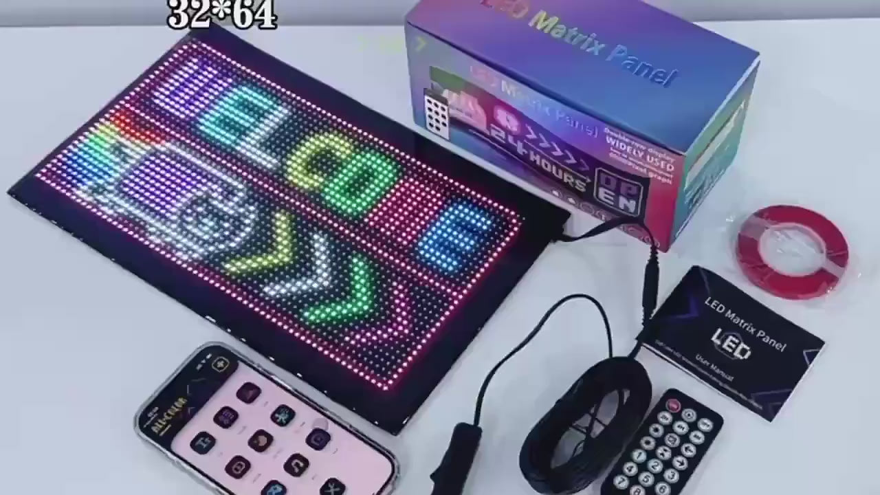 Letrero Led Flexible Programable 17x7 Cm